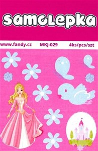 Obrazek Naklejki papierowe Mini Księżniczki