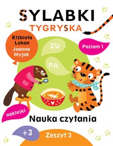 Obrazek Sylabki Tygryska. Nauka czytania Poziom 2. Zeszyt 3