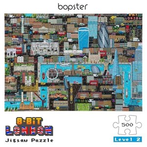 Bild von Puzzle 500 8-BIT Londyn
