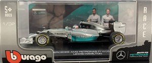 Obrazek Bolid F1 Mercedes-AMG W05 Petronas 1:32 BBURAGO