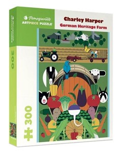 Obrazek Puzzle 300 Farma, Charley Harper