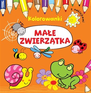 Obrazek Małe zwierzątka Kolorowanki z naklejkami