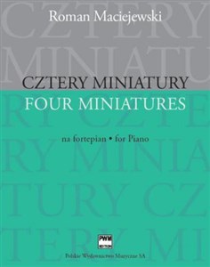 Bild von Cztery miniatury na fortepian PWM
