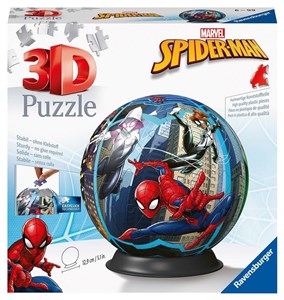 Obrazek Puzzle 3D 72 Kula: Spiderman