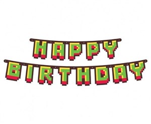 Obrazek Girlanda papierowa Happy Birthday 160cm