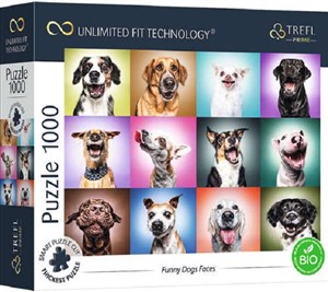 Bild von Puzzle 1000 Trefl Prime UFT Funny Dogs Faces 10706