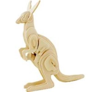Obrazek Puzzle drewniane 3D Kangur