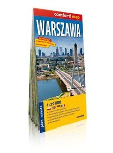 Bild von Comfort!map Warszawa 1:29 000 plan miasta