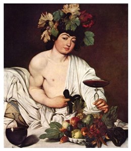 Bild von Puzzle 1000 Caravaggio - Bachus