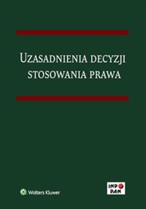 Bild von Uzasadnienia decyzji stosowania prawa