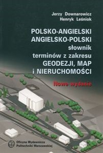 Bild von Polsko-angielski, angielsko-polski słownik terminów z zakresu geodezji, map i nieruchomości