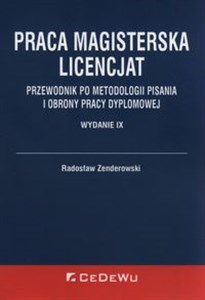 Obrazek Praca magisterska Licencjat Krótki przewodnik po metodologii pisania i obrony pracy dyplomowej