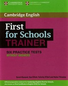 Bild von First for Schools Trainer Six Practice tests without answers