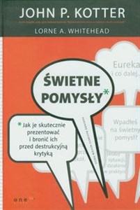 Obrazek Świetne pomysły Jak je skutecznie prezentować i bronić ich przed destrukcyjną krytyką.