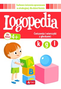 Obrazek Logopedia Ćwiczenia i wierszyki z głoskami k g l