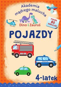 Obrazek Akademia Mądrego Malucha Dino i Zauruś 4-latek Pojazdy