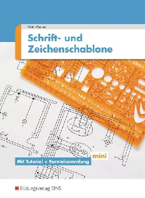 Obrazek Schrift- und Zeichenschablone Elektrotechnik. mit Tutorial und Formelsammlung mini: Arbeitsheft