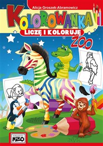 Obrazek Kolorowanka Liczę i koloruję ZOO