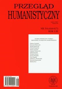 Obrazek Przegląd humanistyczny 5/6/2009