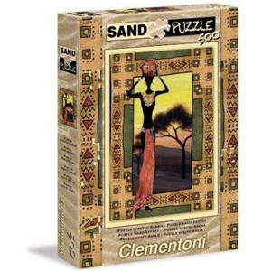 Bild von Puzzle piaskowe 500 Sand Woman