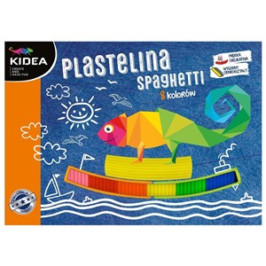 Obrazek Plastelina spaghetti Kidea 8 kolorów