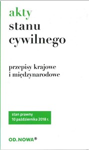 Bild von Akty stanu cywilnego przepisy krajowe i międzynarodowe