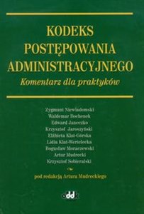 Bild von Kodeks postępowania administracyjnego Komentarz dla praktyków