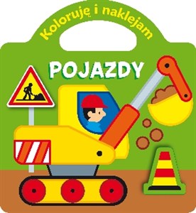 Obrazek Pojazdy Koloruję i naklejam