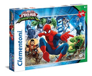 Obrazek Puzzle Supercolor Spiderman 104