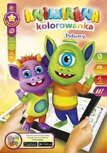 Obrazek Kolorowanka A4 /8 4D Potworki
