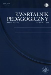 Obrazek Kwartalnik Pedagogiczny 2(244)/2017