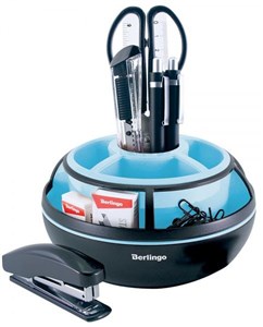 Obrazek Organizer obrotowy Instinct czarno-niebieski + 9el