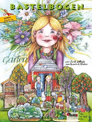 Obrazek GARTEN BASTELN KINDER 6+ BASTELBOGEN AUSSCHNEIDEBOGEN