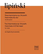 Polska książka : Dwa improm... - Karol Lipiński