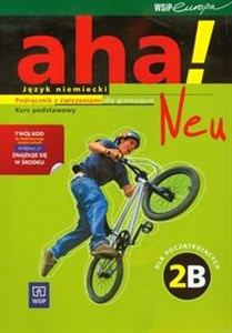 Obrazek Aha! Neu 2B Podręcznik z ćwiczeniami + 2 CD Kurs podstawowy dla początkujących Gimnazjum