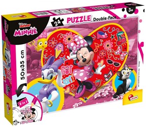 Bild von Puzzle dwustronne Minnie 24