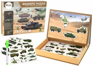 Bild von Puzzle magnetyczne z motywem wojny