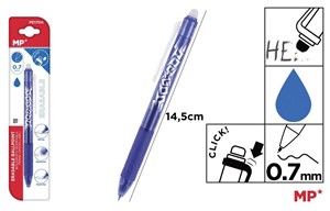 Obrazek Długopis ścieralny niebieski