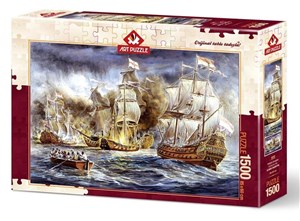 Bild von Puzzle 1500 Bitwa morska