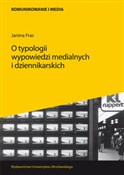 O typologi... - Janina Fras - Ksiegarnia w niemczech
