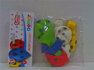Obrazek Balony Premium Piłka nożna 5 sztuk