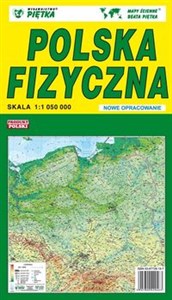 Obrazek Polska fizyczna 1:1 050 000