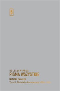 Obrazek Notatki twórcze Tom 2 Notatki o kompozycji 1886-1889