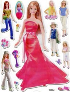 Obrazek Naklejki wypukłe Barbie