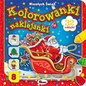 Bild von Kolorowanki naklejanki 2 Wesołych świąt