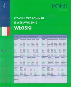 Bild von Czasy i czasowniki błyskawicznie MINI włoskie