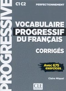 Obrazek Vocabulaire progressif du français Niveau perfectionnement Corrigés