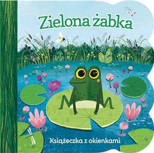 Obrazek Zielona żabka książeczka z okienkami