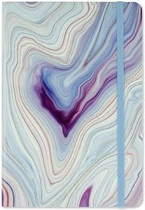 Obrazek Notes A5 w kropki Niebieski Agat