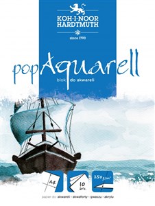 Obrazek Blok akwarelowy Pop Aquarell A4 10 arkuszy